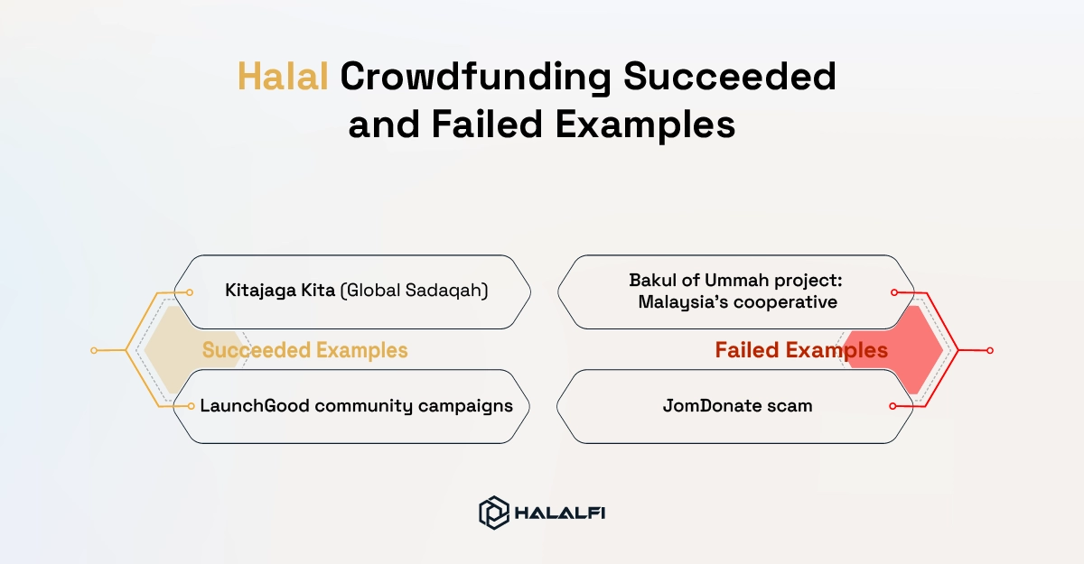 Halal Crowdfunding Succeeded and Failed Examples